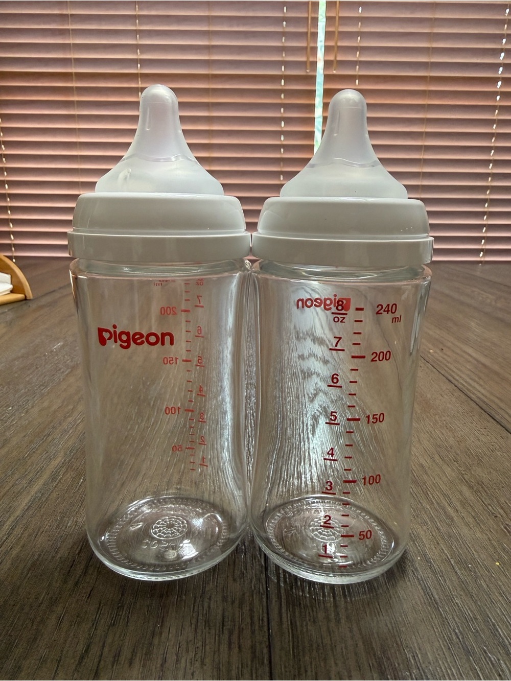 Pigeon Glass (Set of 2) Bottles